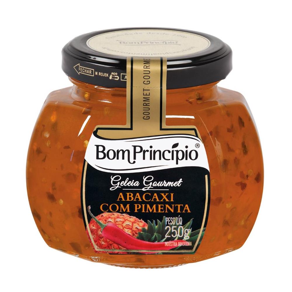 Geléia Bom Princípio Abacaxi Com Pimenta 250g