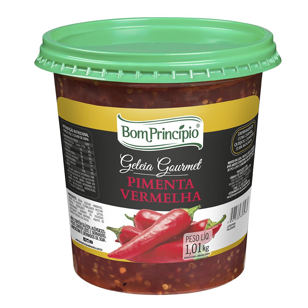 Geleia De Pimenta Vermelha 1kg Bom Principio