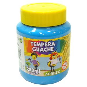 Tempera Acrilex Guache 250ml Azul Celeste