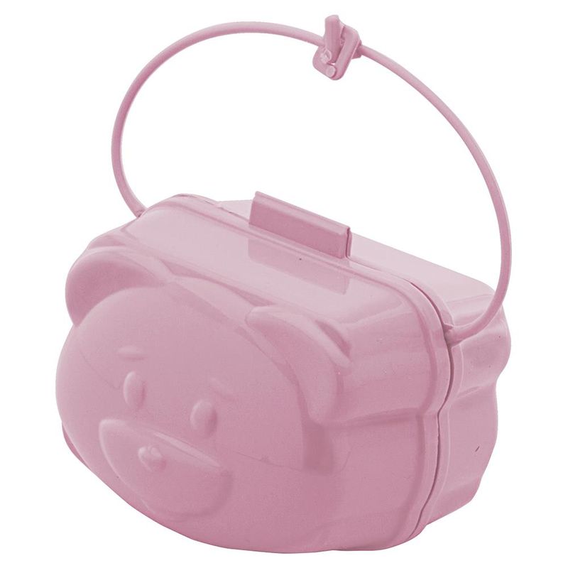 PORTA-CHUPETA-CAJOVIL-URSO-ROSA-BEBE