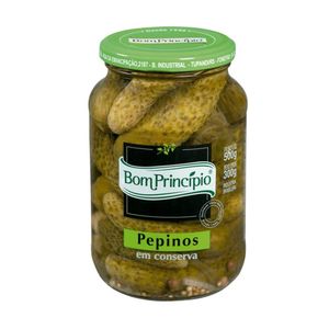 Pepino Bom Princípio Em Conserva Vidro 300g