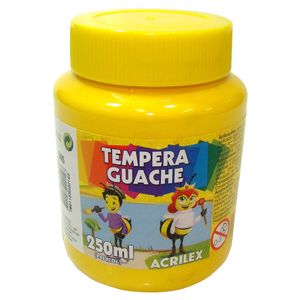 Tempera Acrilex Guache 250ml Amarelo Ouro