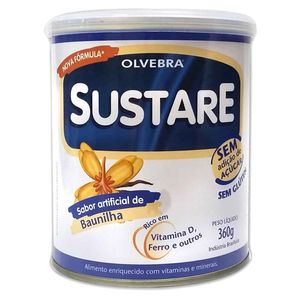 Alimento Sustare Sem Açúcar Baunilha 360g