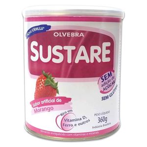 Alimento Sustare Sem Açúcar Morango 360g