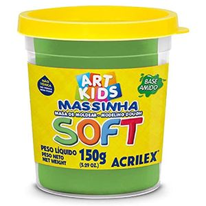 Massa De Modelar Acrilex Soft Verde 150g