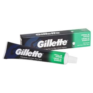 Creme Barbear Gillette 65g Hidr C Aloe Ver