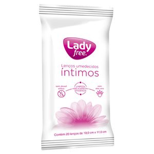 Lenços Umedecidos Ladyfree C/20