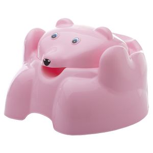 Troninho Cajovil Urso Rosa Bebê