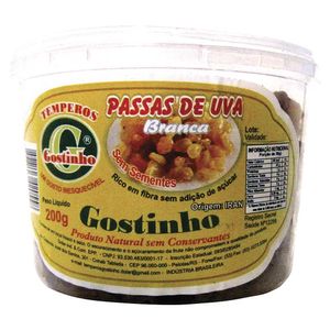 Passa Uva Branca Gostinho 200g