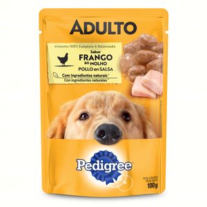 Ração Pedigree Adulto Raças Média Frango Ao Molho Sachê 100g