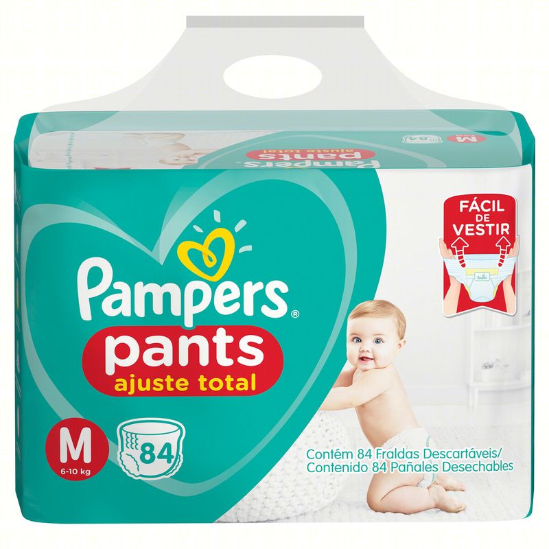 FRALDA-PAMPERS-PANTS-AJUST-M-C-84