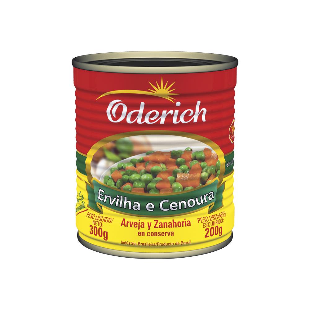 ERVILHA E CENOURA ODERICH LATA 200G - Treichel Delivery