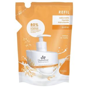 Sabonete Líquido Davene Refil Aveia 500ml