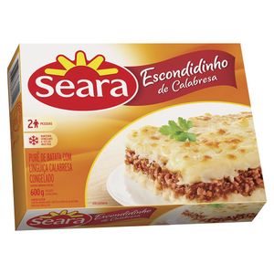Escondidinho Seara De Calabresa Congelado 600g