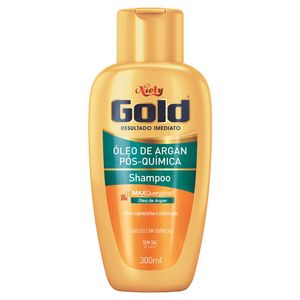 Shampoo Niely Gold 275ml Pós Quimica Poderoso