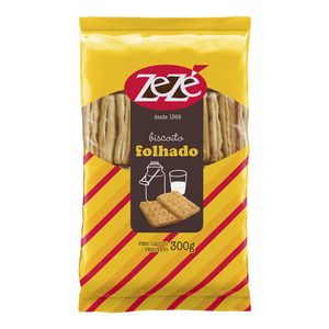 Biscoito Zezé Folhado Salgado 300g