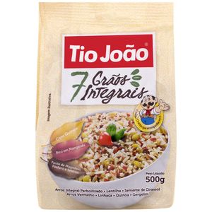 Arroz Tio João Com Mistura 7 Cereais Integrais Com Quinoa 500g