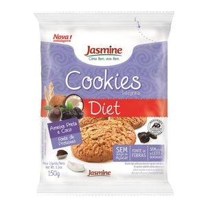 Cookie Integral Ameixa E Coco Zero Açúcar Jasmine 120g