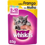 RACAO-P-GATO-WHISKAS-SCH-85G-FILHOTE-FRANGO