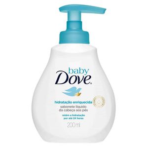 Sabonete Líquido Dove Baby Hidratação Enriquecida 200ml