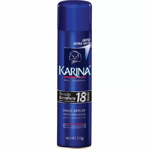 Fixador Karina Hair Spray 400ml Fixação Extra Forte