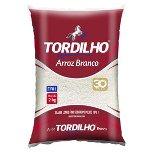 Arroz Tordilho Tipo 1 Branco 2kg