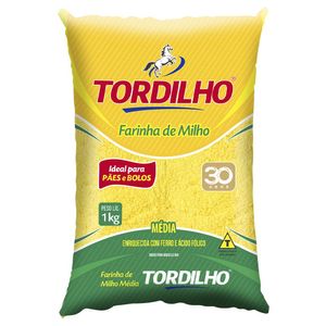 Farinha De Milho Tordilho 1kg Média