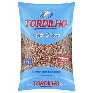 Feijão Tordilho Tipo 2 Carioca 1kg