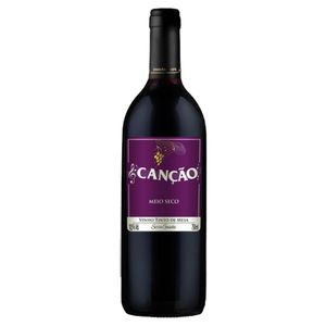 Vinho Canção Tinto Demi Seco Garrafa 750ml