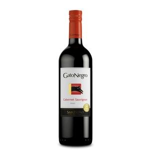 Vinho Chile Gato Negro Tinto Meio Seco Cab Sauvignon 750ml