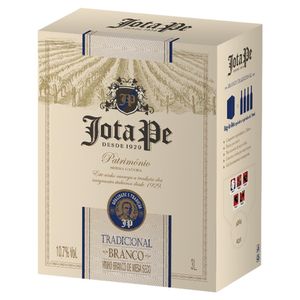 Vinho Jota Pe Bag 3 Litros Branco Seco