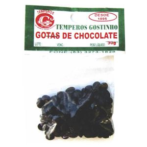 Confeito Gostinho Gotas Chocolate 30g