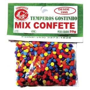 Confeito Gostinho Mix Confete 20g