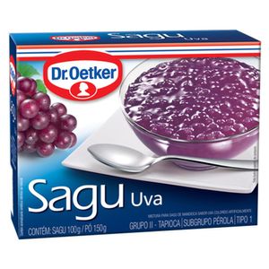Sagu Dr Oetker Aromatizante Uva 250g