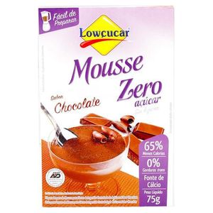 Mousse Po Lowçucar Zero Açucar 25g Chocolate