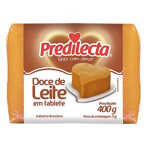 Doce De Leite Predilecta Em Tablete 400g