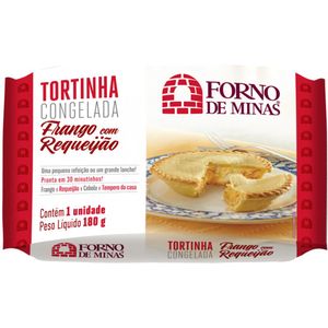 Tortinha Forno De Minas Frango Com Requeijão 180g