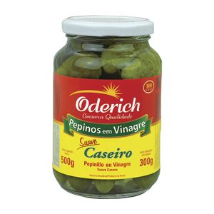 Pepino Oderich Caseiro Suave Vidro 300g
