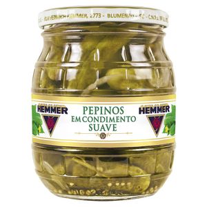 Pepino Hemmer Em Condimento Suave Vidro 300g