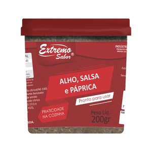 Alho, Salsa E Páprica Extremo Sabor 200g