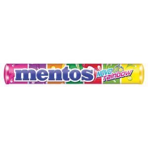 Confeito Mastigável Mentos Rainbow 37,5g