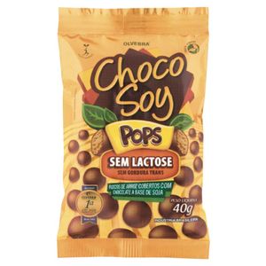 Chocolate Choco Soy Pop Sem Lactose Tradicional 40g