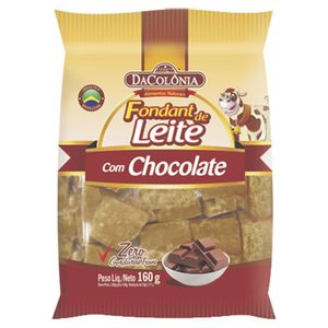 Rapadura Dacolonia Leite Com Chocolate Fondant 160g