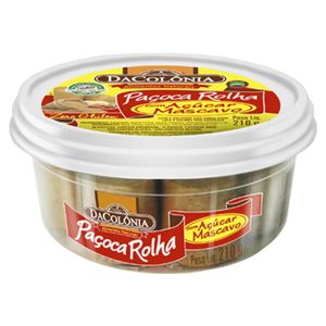 Paçoca Dacolonia Rola Açucar Mascavo 210g