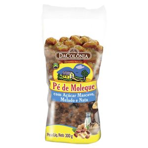 Pé De Moleque Dacolonia Com Açucar Mascavo E Nata 300g