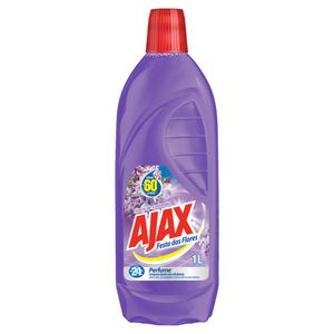 Limpador Ajax Festa Das Flores Flores De Lavanda 1l