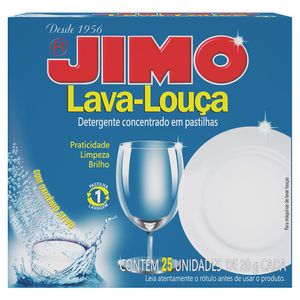 Lava Louças Jimo Pastilhas Com 25 Unidades