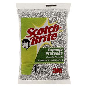 Esponja Scotch Brite Prateada 120x80x25mm