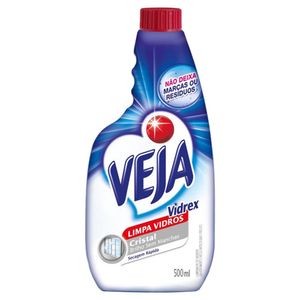 Limpa Vidros Cristal Veja Vidrex Refil 500ml