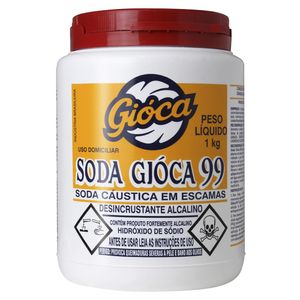 Soda Cáustica Gióca Pote 1kg